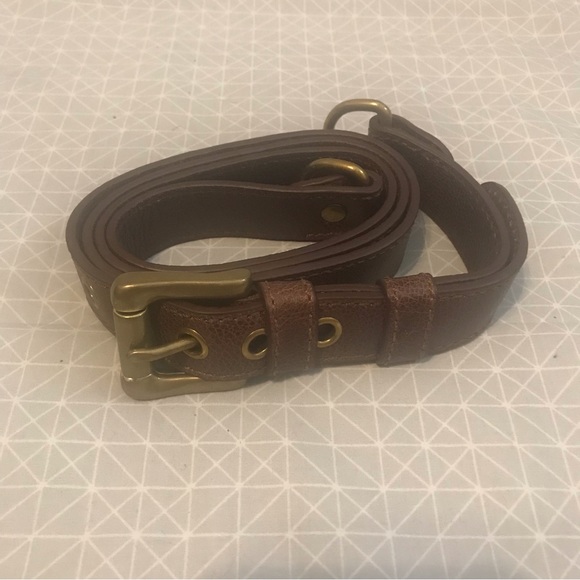 Lockheart Brown Leather Kisslock Convertible Satchel - Picture 11 of 13